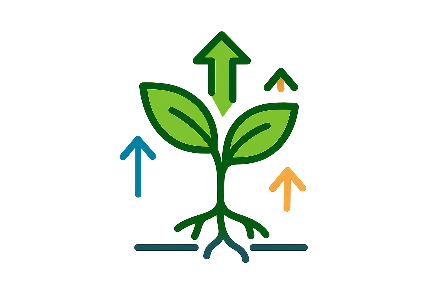Growth Promoter for plant icon
